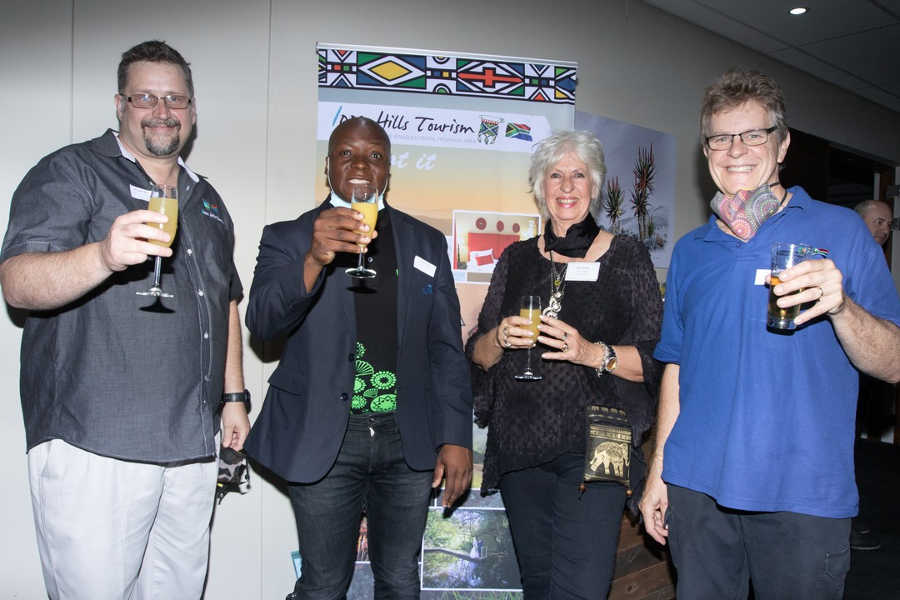 An image of 3 of the CTO directors and the Durban Tourism liasion