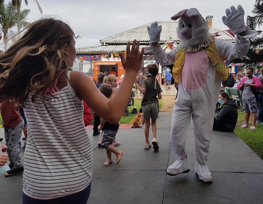 The Jive bunny will be entertaining visitors to the Kloof and Highway SPCA on Easter Saturday.